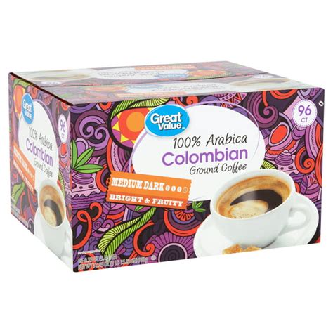 great value colombian coffee pods